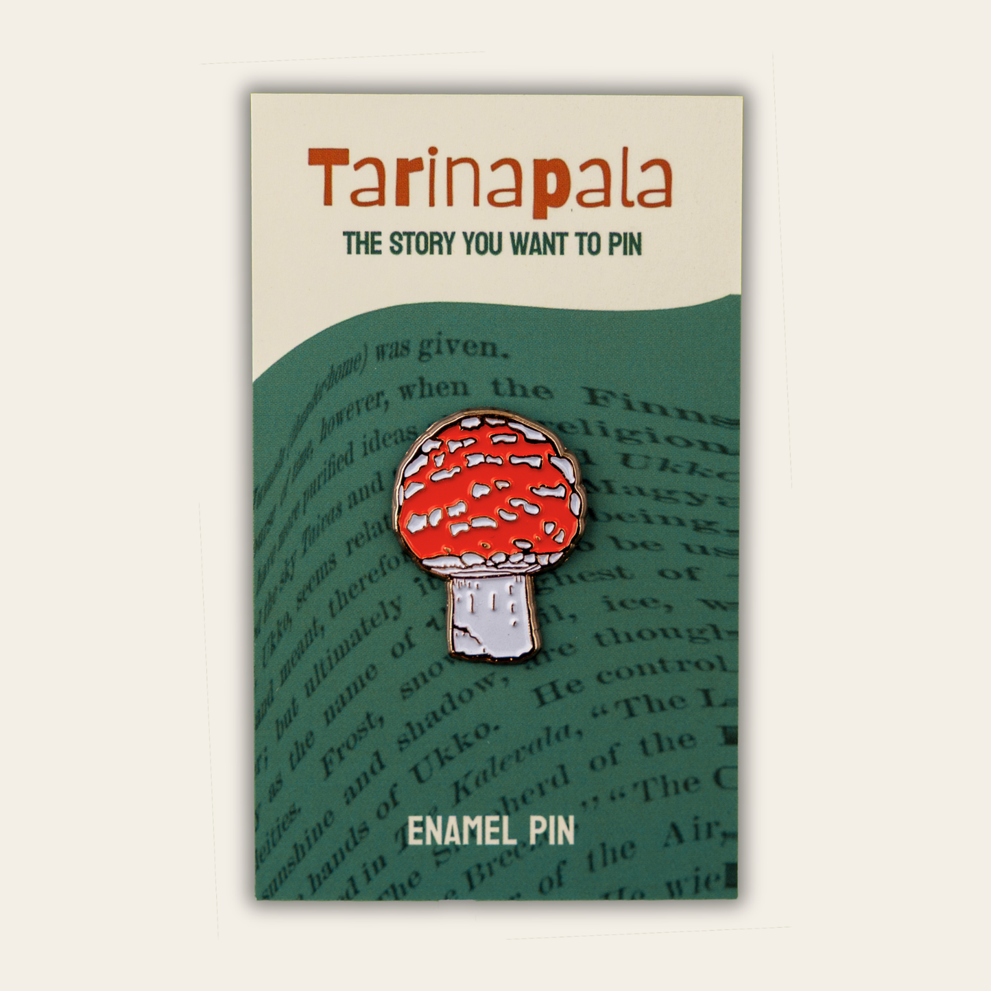 Fly Agaric Pin