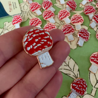 Fly Agaric Pin